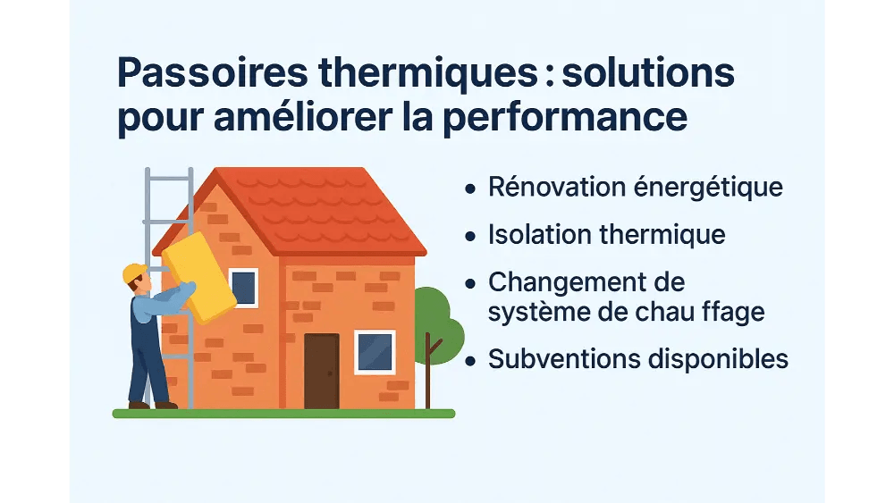 Passoires thermiques 2025 : obligations et solutions
