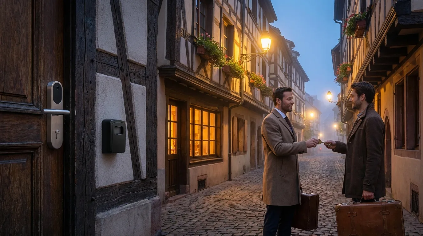 Check-in automatisé : serrure, boîte à clés ou conciergerie