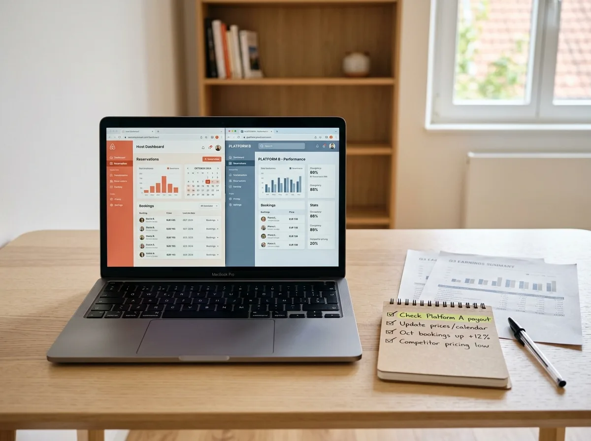 Comparaison des profils voyageurs Airbnb et Booking.com sur le marché de la location saisonnière alsacienne